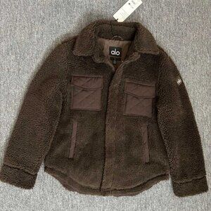 ALO Yoga Brown Teddy Jacket